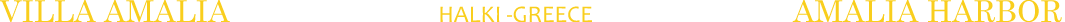 Villa Amalia Halki Islad Greece Logo